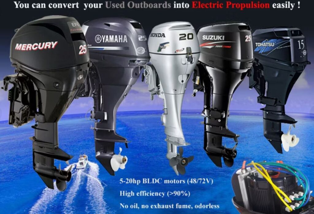 Types of outboard motors