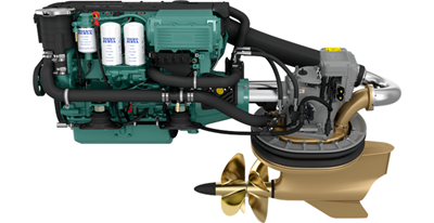 Volvo Penta IPS400 With Twin D4 engines 400hp