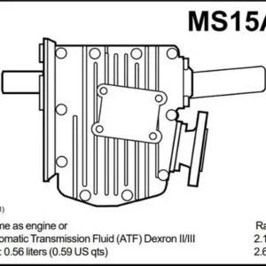 NEW Volvo Penta MS15A 2.63 Marine Gearbox