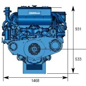 Baudouin - NEW Baudouin 8M26.2 600hp Heavy Duty Marine Diesel Engine Package Baudouin - NEW Baudouin 8M26.2 600hp Heavy Duty Marine Diesel Engine Package