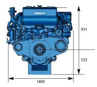 Baudouin - NEW Baudouin 8M26.2 600hp Heavy Duty Marine Diesel Engine Package Baudouin - NEW Baudouin 8M26.2 600hp Heavy Duty Marine Diesel Engine Package