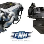 FNM - NEW FNM 42HPEP-350 350hp Marine Diesel Engine & Mercruiser Bravo 3 Sterndrive Package