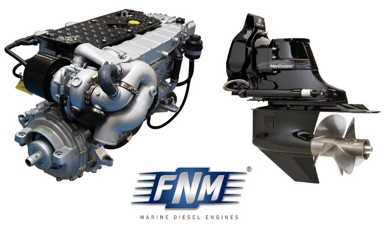 FNM - NEW FNM 42HPEP-300 300hp Marine Diesel Engine & Mercruiser Bravo 3 Sterndrive Package FNM - NEW FNM 42HPEP-300 300hp Marine Diesel Engine & Mercruiser Bravo 3 Sterndrive Package
