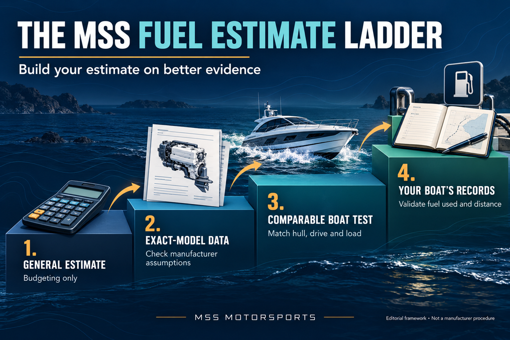 MSS fuel estimate ladder showing general estimates